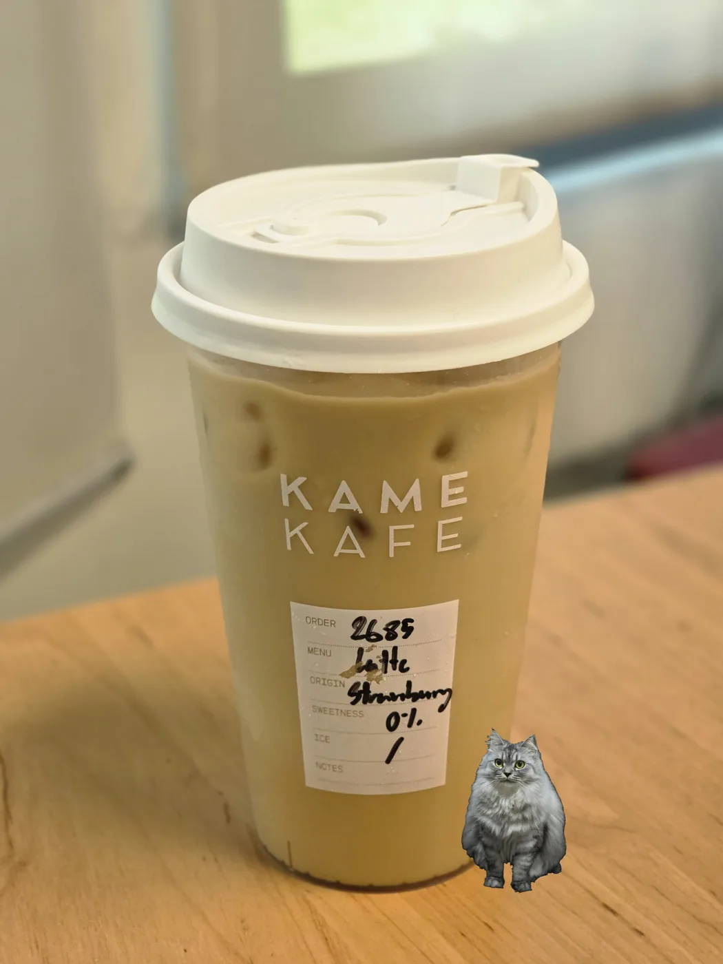 ภาพจากโพสต์ของชูก้าที่ Kame Kafe