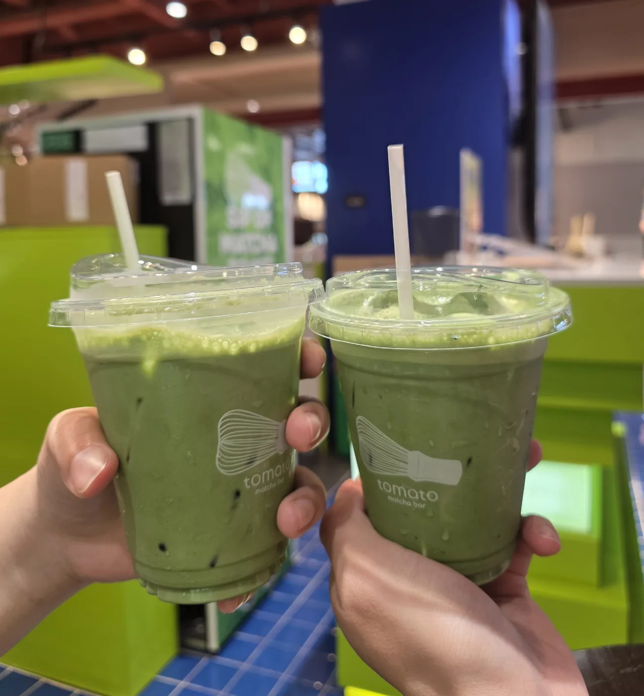 ภาพจากโพสต์ของชูก้าที่ Tomato Matcha Bar